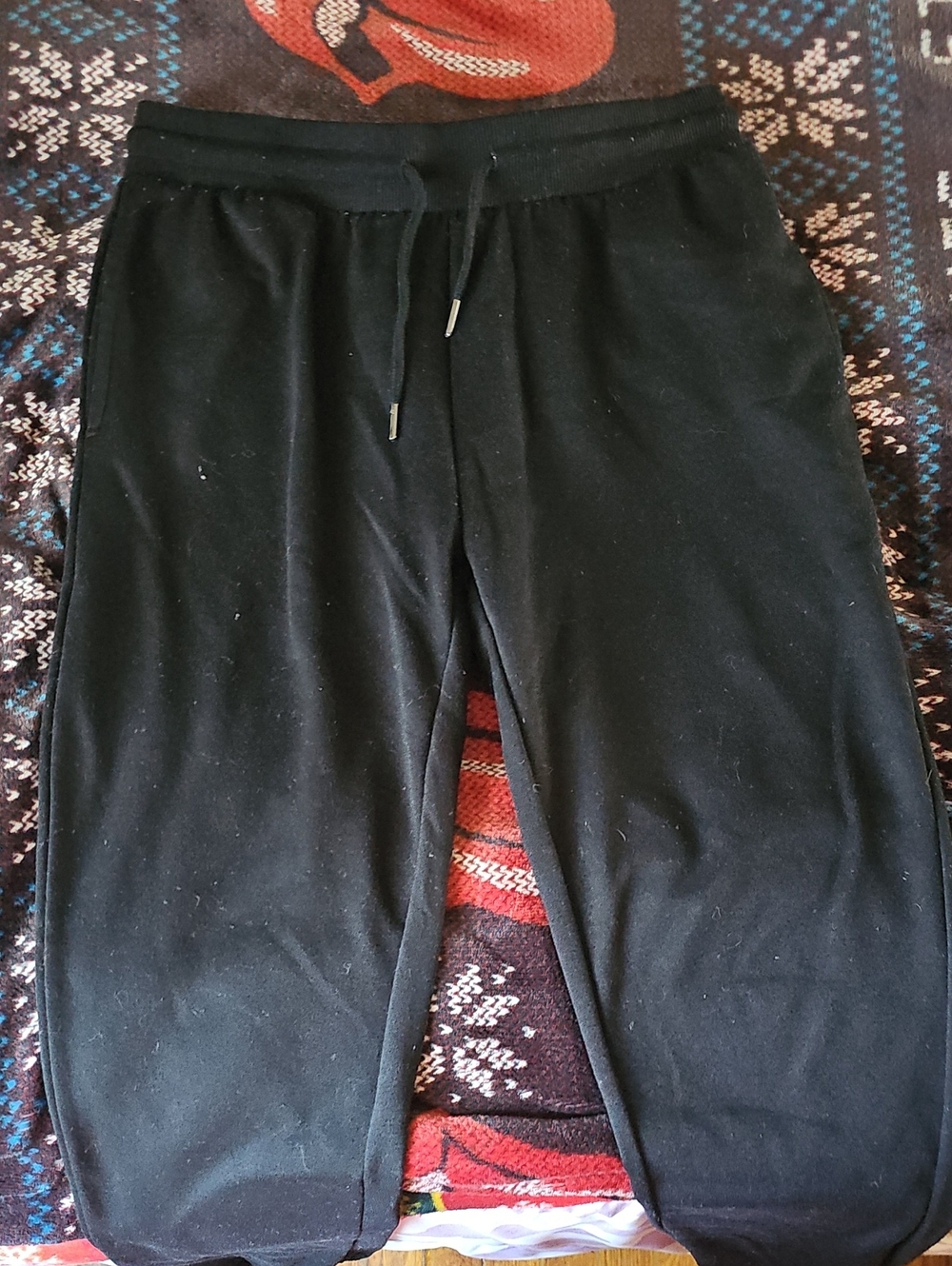 Women's Black Drawstring Jogger Pants - Everyday Comfort